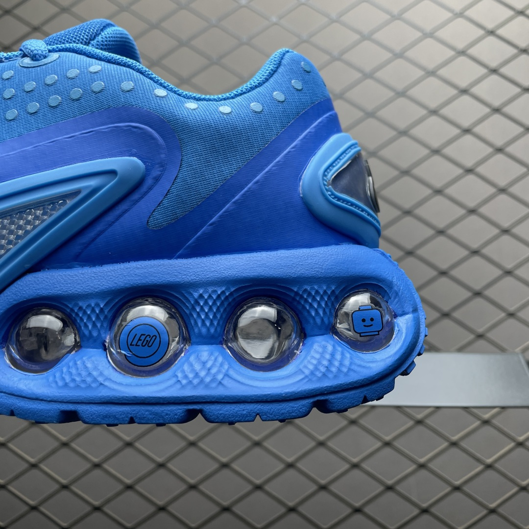 图片[4]-LEGO x NK Air Max Dn 乐高联名气垫跑鞋 FQ7860-102 全新鞋款在同侧采用了圆柱仓式的设计，不仅有防滑耐磨性功能，还搭配了周围一圈柔软的泡棉材质，提供全新的复合脚感八成还是泡棉脚感 尺码：36 37 38 39 40 41 42 43 44 45-选品中心
