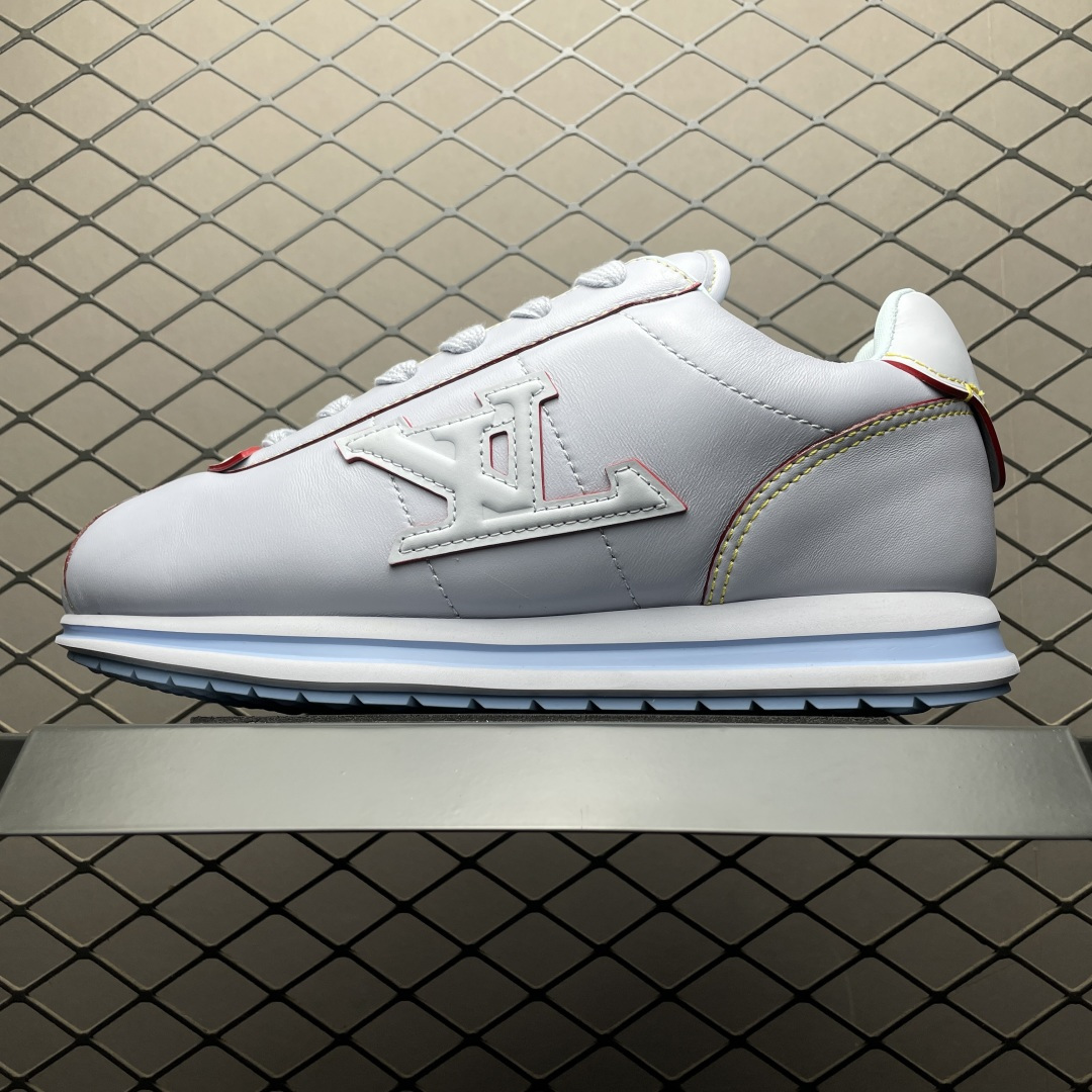 Nigo x Louis Vuitton 路易威登 LV Buttersoft 阿甘鞋 低帮休闲面包鞋 海淘代购同渠道品质 高端零售 外贸充正专供 原版购入开发 全鞋羊皮➕牛皮鞋面 ZP级全套包装 完美楦型 正确卡色 大底TPU 质感媲美原版 细节与原版一致 请注意区分市面通货材 尺码：36 37 38 39 40 41 42 43 44 45 46-选品中心