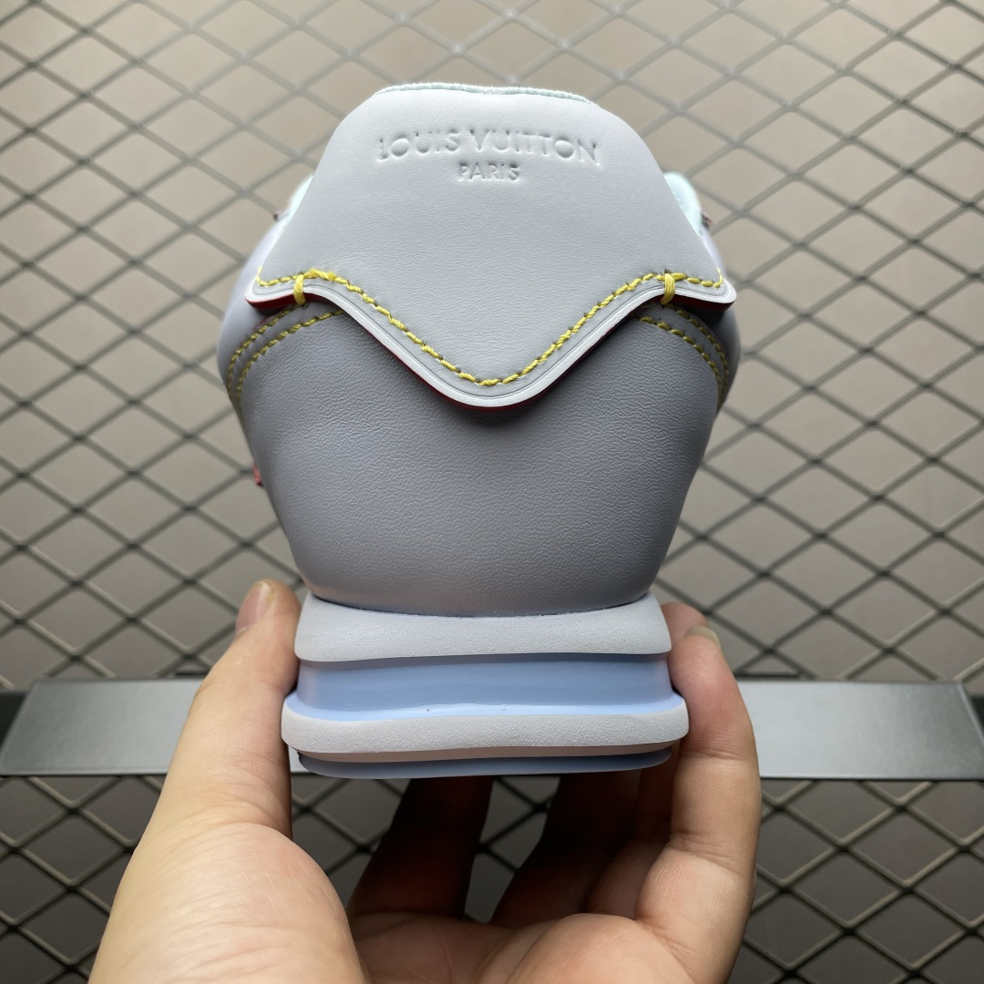 图片[2]-Nigo x Louis Vuitton 路易威登 LV Buttersoft 阿甘鞋 低帮休闲面包鞋 海淘代购同渠道品质 高端零售 外贸充正专供 原版购入开发 全鞋羊皮➕牛皮鞋面 ZP级全套包装 完美楦型 正确卡色 大底TPU 质感媲美原版 细节与原版一致 请注意区分市面通货材 尺码：36 37 38 39 40 41 42 43 44 45 46-选品中心