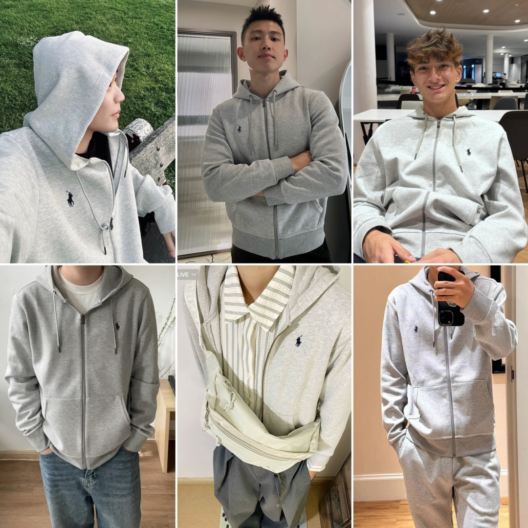 图片[7]-S# Ralph Lauren 拉夫劳伦 小马标刺绣连帽卫衣外套 真正原版购回开发打版 高端零售专供 品质保证 100%放心出街 尺码：M L XL-选品中心