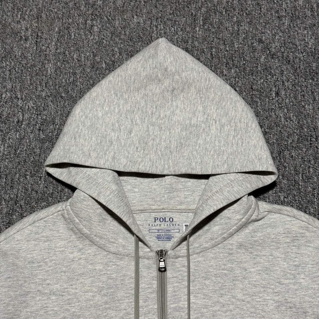 图片[2]-S# Ralph Lauren 拉夫劳伦 小马标刺绣连帽卫衣外套 真正原版购回开发打版 高端零售专供 品质保证 100%放心出街 尺码：M L XL-选品中心