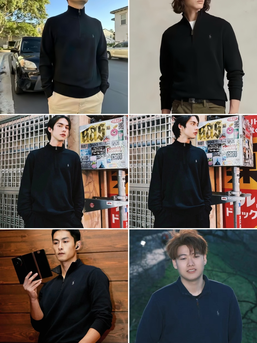 图片[7]-S# Ralph Lauren 拉夫劳伦 小马标半拉链毛衣 真正原版购回开发打版 高端零售专供 品质保证 100%放心出街 尺码：S M L XL-选品中心