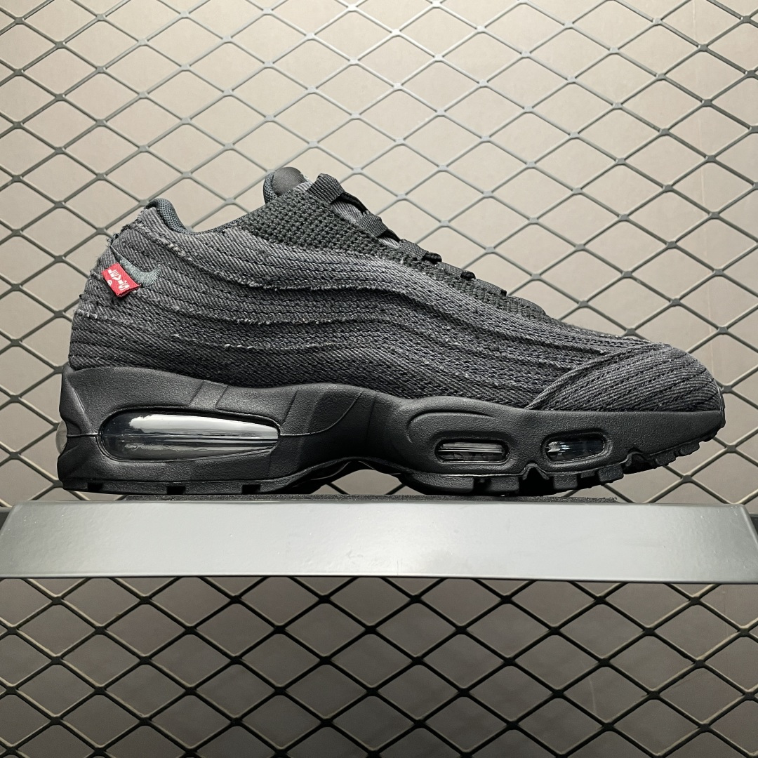 图片[6]-外贸跑量专供 Levi\’s x NK Air Max 95 李维斯联名款 低帮休闲运动鞋 HM4743-001 大厂出品 品质板正 性价比无敌 尺码：40 40.5 41 42 42.5 43 44 44.5 45 46 47.5-选品中心