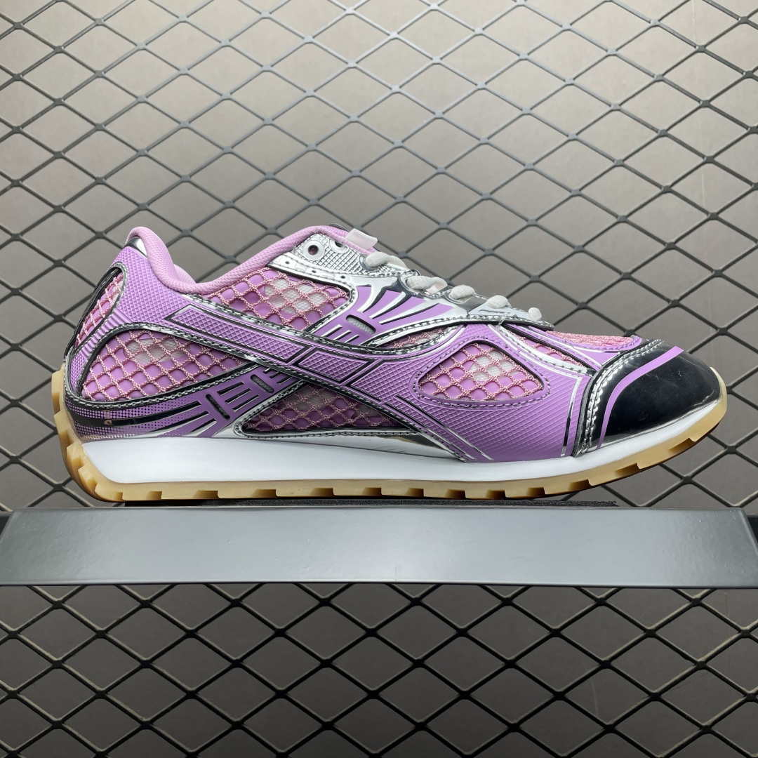 图片[3]-BOTTEGA VENETA BV 葆蝶家 王一博同款低帮休闲鞋 采用轻质科技网布面料 搭配几何图案设计橡胶外底 王炸系列 高版本 认准套包工艺 实际增高很多哦，还是一样显腿细非常nice 耐玩耐造 对标对版！套包鞋工艺 认准高版本 大底选用拼色TPU大底 ！配置原版包装 尺码：35 36 37 38 39 40 41 42 43 44 45-选品中心