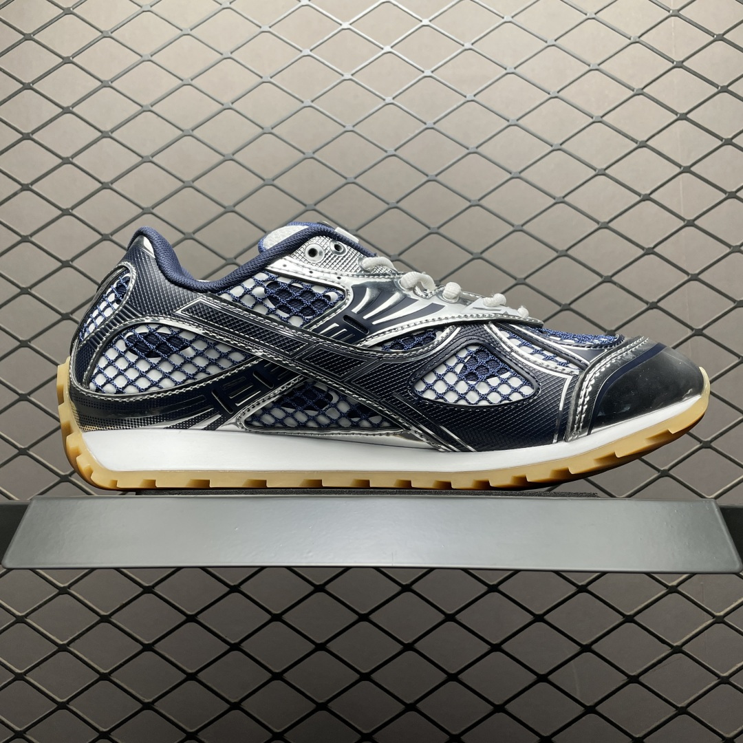 图片[3]-BOTTEGA VENETA BV 葆蝶家 王一博同款低帮休闲鞋 采用轻质科技网布面料 搭配几何图案设计橡胶外底 王炸系列 高版本 认准套包工艺 实际增高很多哦，还是一样显腿细非常nice 耐玩耐造 对标对版！套包鞋工艺 认准高版本 大底选用拼色TPU大底 ！配置原版包装 尺码：35 36 37 38 39 40 41 42 43 44 45-选品中心