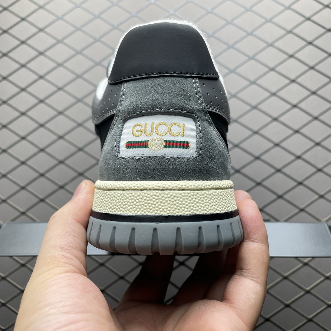 图片[2]-海淘专供 Gucci 古驰 RE-Web 春夏新款 复古休闲板鞋 海淘代购专供品质 正确楦型 配件齐全 进口皮料/原版羊皮内里 匠心打造 其用料及细节已争取最大限度还原公司正品 实拍如图 所见即所得 谨防混卖 尺码：39 40 41 42 43 44 45-选品中心