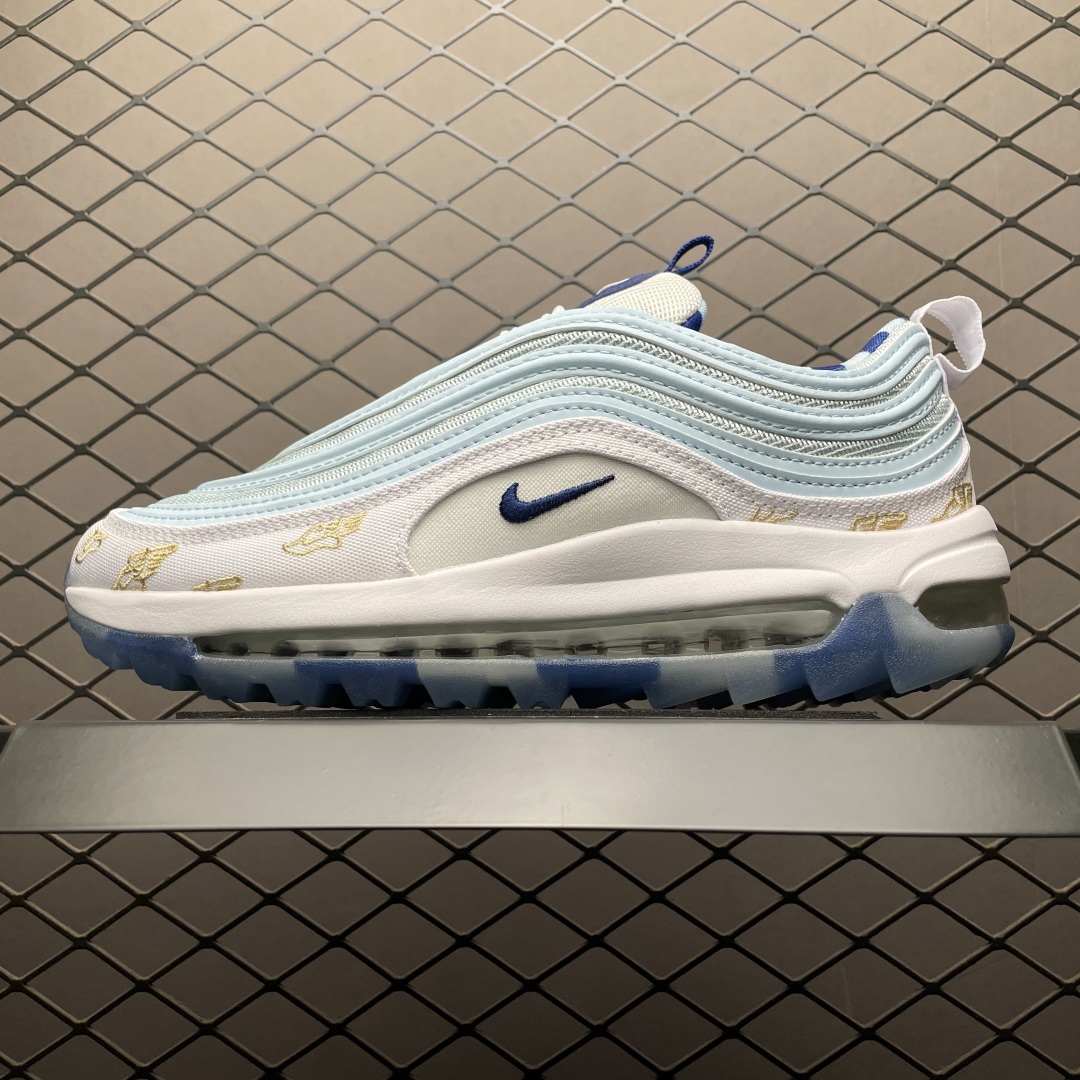 福利特价🔥 NK Air Max 97 高尔夫系列 子弹全掌气垫复古运动鞋 以下配色特价清仓 高端零售外