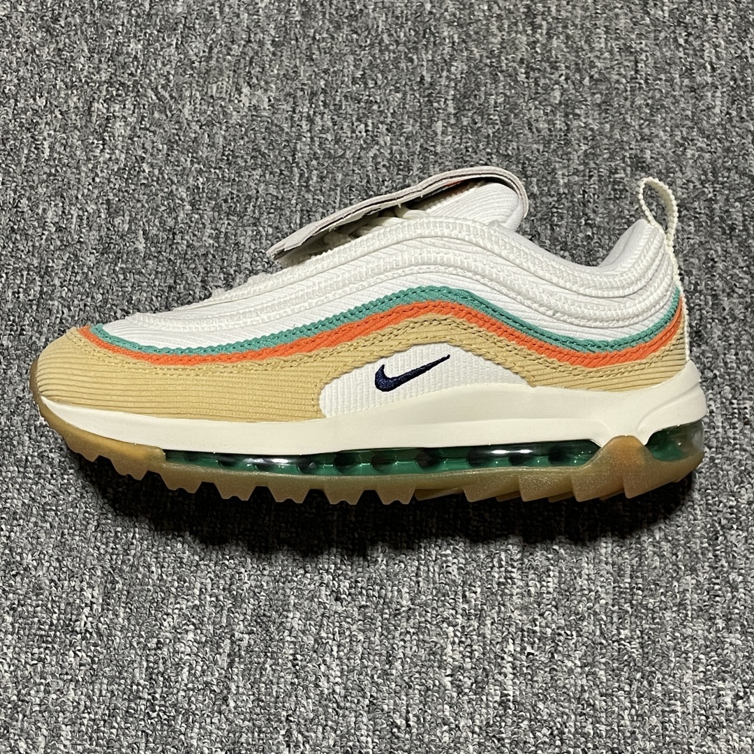 福利特价🔥 NK Air Max 97 高尔夫系列 子弹全掌气垫复古运动鞋 以下配色特价清仓 高端零售外