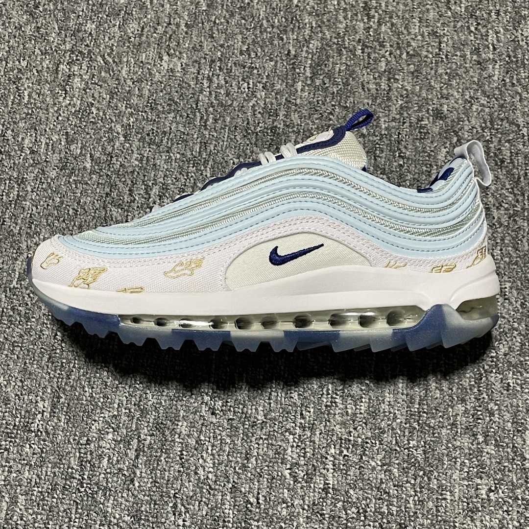 福利特价🔥 NK Air Max 97 高尔夫系列 子弹全掌气垫复古运动鞋 以下配色特价清仓 高端零售外