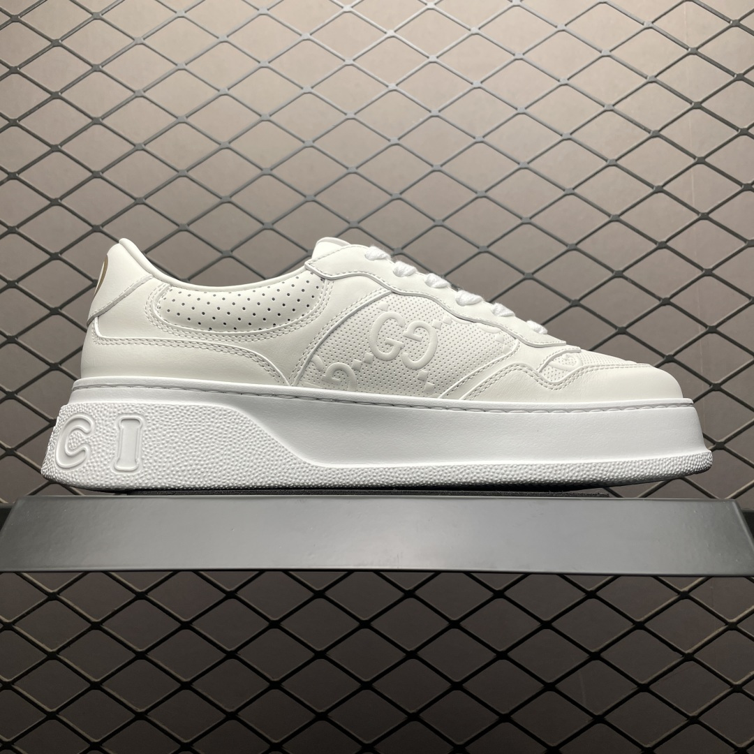 图片[3]-纯原 Gucci 古驰 Chunky 饼干鞋 全新订单出货 购入原版开发 平台高端零售 海外充Z专供品质 皮料、面料按原鞋标准定制 独立磨具，区别市面流通版本，配全新专柜包装，出厂即经过严格QC质检，细节、品控到位 完全遵循原版工艺打造 尺码：35 36 37 38 39 40 41 42 43 44 45-选品中心