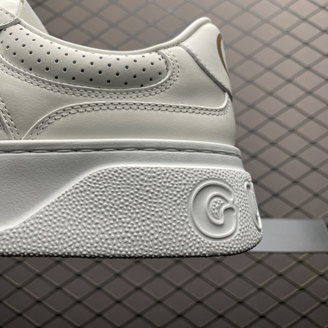 图片[4]-纯原 Gucci 古驰 Chunky 饼干鞋 全新订单出货 购入原版开发 平台高端零售 海外充Z专供品质 皮料、面料按原鞋标准定制 独立磨具，区别市面流通版本，配全新专柜包装，出厂即经过严格QC质检，细节、品控到位 完全遵循原版工艺打造 尺码：35 36 37 38 39 40 41 42 43 44 45-选品中心