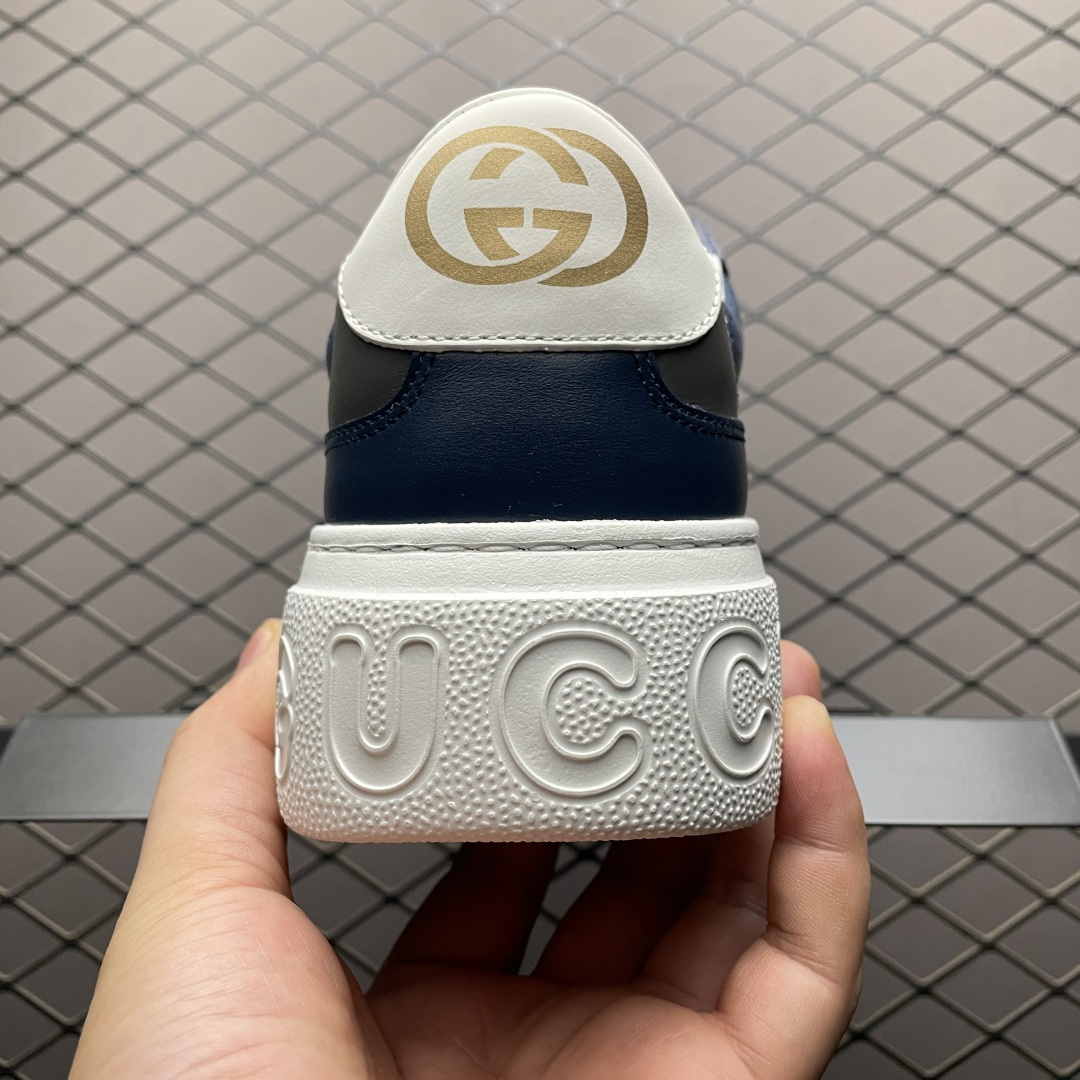 图片[2]-纯原 Gucci 古驰 Chunky 饼干鞋 全新订单出货 购入原版开发 平台高端零售 海外充Z专供品质 皮料、面料按原鞋标准定制 独立磨具，区别市面流通版本，配全新专柜包装，出厂即经过严格QC质检，细节、品控到位 完全遵循原版工艺打造 尺码：40 41 42 43 44 45-选品中心