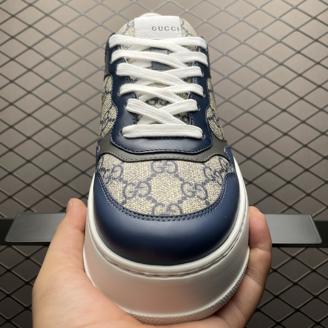 图片[9]-纯原 Gucci 古驰 Chunky 饼干鞋 全新订单出货 购入原版开发 平台高端零售 海外充Z专供品质 皮料、面料按原鞋标准定制 独立磨具，区别市面流通版本，配全新专柜包装，出厂即经过严格QC质检，细节、品控到位 完全遵循原版工艺打造 尺码：40 41 42 43 44 45-选品中心