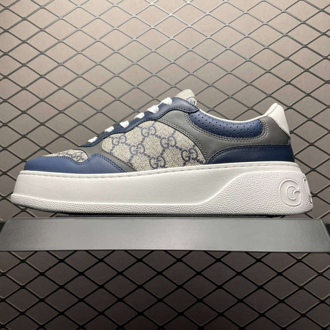纯原 Gucci 古驰 Chunky 饼干鞋 全新订单出货 购入原版开发 平台高端零售 海外充Z专供品质 皮料、面料按原鞋标准定制 独立磨具，区别市面流通版本，配全新专柜包装，出厂即经过严格QC质检，细节、品控到位 完全遵循原版工艺打造 尺码：40 41 42 43 44 45-选品中心