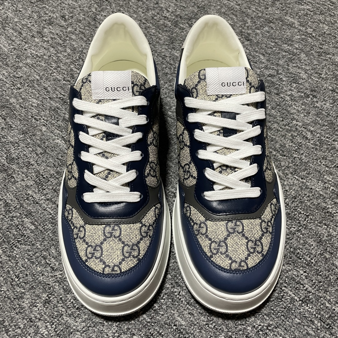 纯原 Gucci 古驰 Chunky 饼干鞋 全新订单出货 购入原版开发 平台高端零售 海外充Z专供品质 皮料、面料按原鞋标准定制 独立磨具，区别市面流通版本，配全新专柜包装，出厂即经过严格QC质检，细节、品控到位 完全遵循原版工艺打造 尺码：40 41 42 43 44 45-选品中心