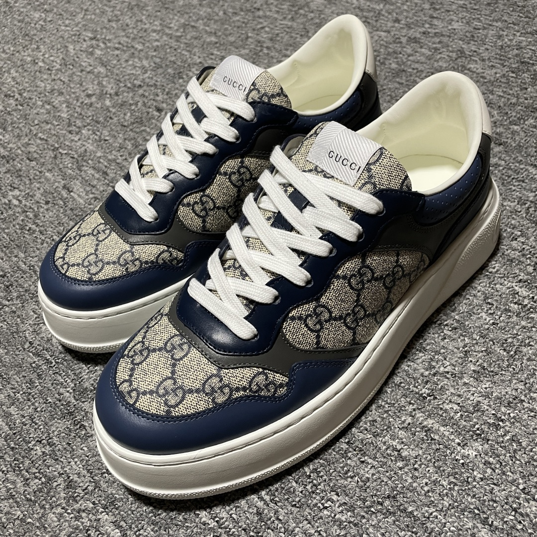 图片[4]-纯原 Gucci 古驰 Chunky 饼干鞋 全新订单出货 购入原版开发 平台高端零售 海外充Z专供品质 皮料、面料按原鞋标准定制 独立磨具，区别市面流通版本，配全新专柜包装，出厂即经过严格QC质检，细节、品控到位 完全遵循原版工艺打造 尺码：40 41 42 43 44 45-选品中心