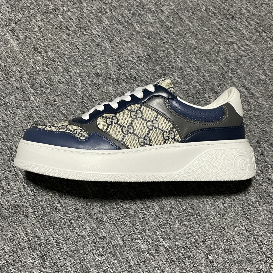 图片[11]-纯原 Gucci 古驰 Chunky 饼干鞋 全新订单出货 购入原版开发 平台高端零售 海外充Z专供品质 皮料、面料按原鞋标准定制 独立磨具，区别市面流通版本，配全新专柜包装，出厂即经过严格QC质检，细节、品控到位 完全遵循原版工艺打造 尺码：40 41 42 43 44 45-选品中心