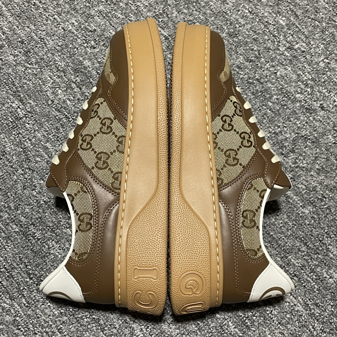 图片[2]-纯原 Gucci 古驰 Chunky 饼干鞋 全新订单出货 购入原版开发 平台高端零售 海外充Z专供品质 皮料、面料按原鞋标准定制 独立磨具，区别市面流通版本，配全新专柜包装，出厂即经过严格QC质检，细节、品控到位 完全遵循原版工艺打造 尺码：35 36 37 38 39 40 41 42 43 44 45-选品中心