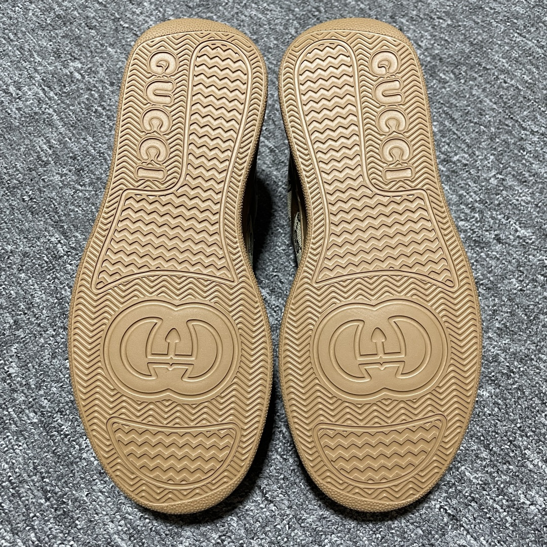 图片[3]-纯原 Gucci 古驰 Chunky 饼干鞋 全新订单出货 购入原版开发 平台高端零售 海外充Z专供品质 皮料、面料按原鞋标准定制 独立磨具，区别市面流通版本，配全新专柜包装，出厂即经过严格QC质检，细节、品控到位 完全遵循原版工艺打造 尺码：35 36 37 38 39 40 41 42 43 44 45-选品中心