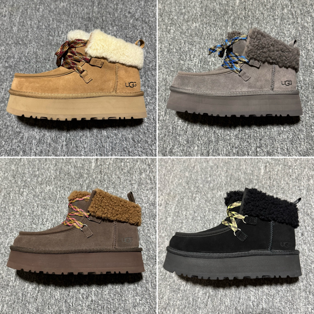 图片[8]-平台外贸专供 UGG 女款雪地靴 1143954 十年品牌制鞋代工厂生产线出品 注重每一处细节 隆丰A级真羊皮毛一体 完全遵循ZP工艺流程打造 尺码：35 36 37 38 39 40-选品中心