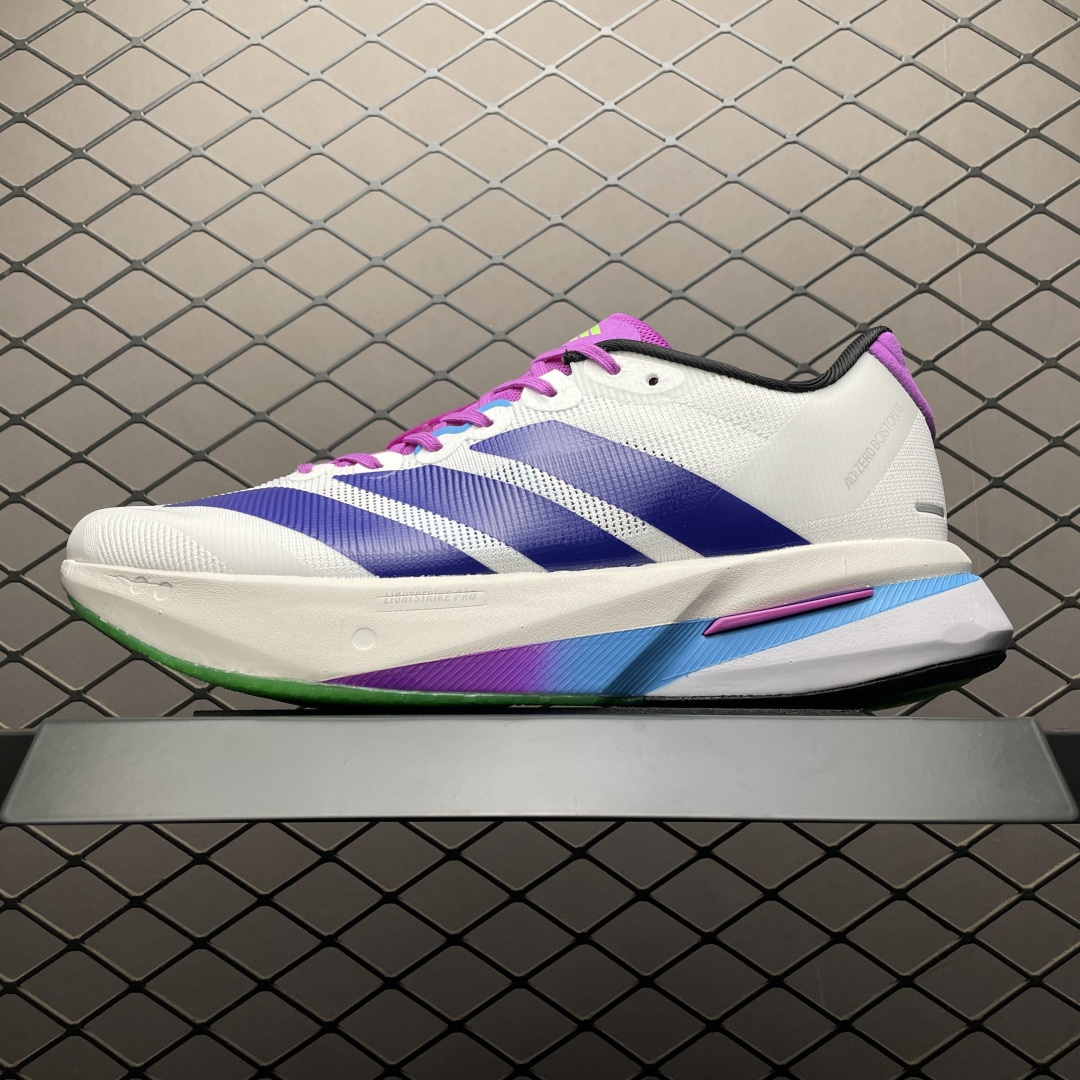 AD 阿迪 Adiero Boston 13 波士顿 网面超轻透气跑步鞋 JS4943 尺码：36 36.6 37 38 38.5 39 40 40.5 41 42 42.5 43 44 44.5 45-选品中心