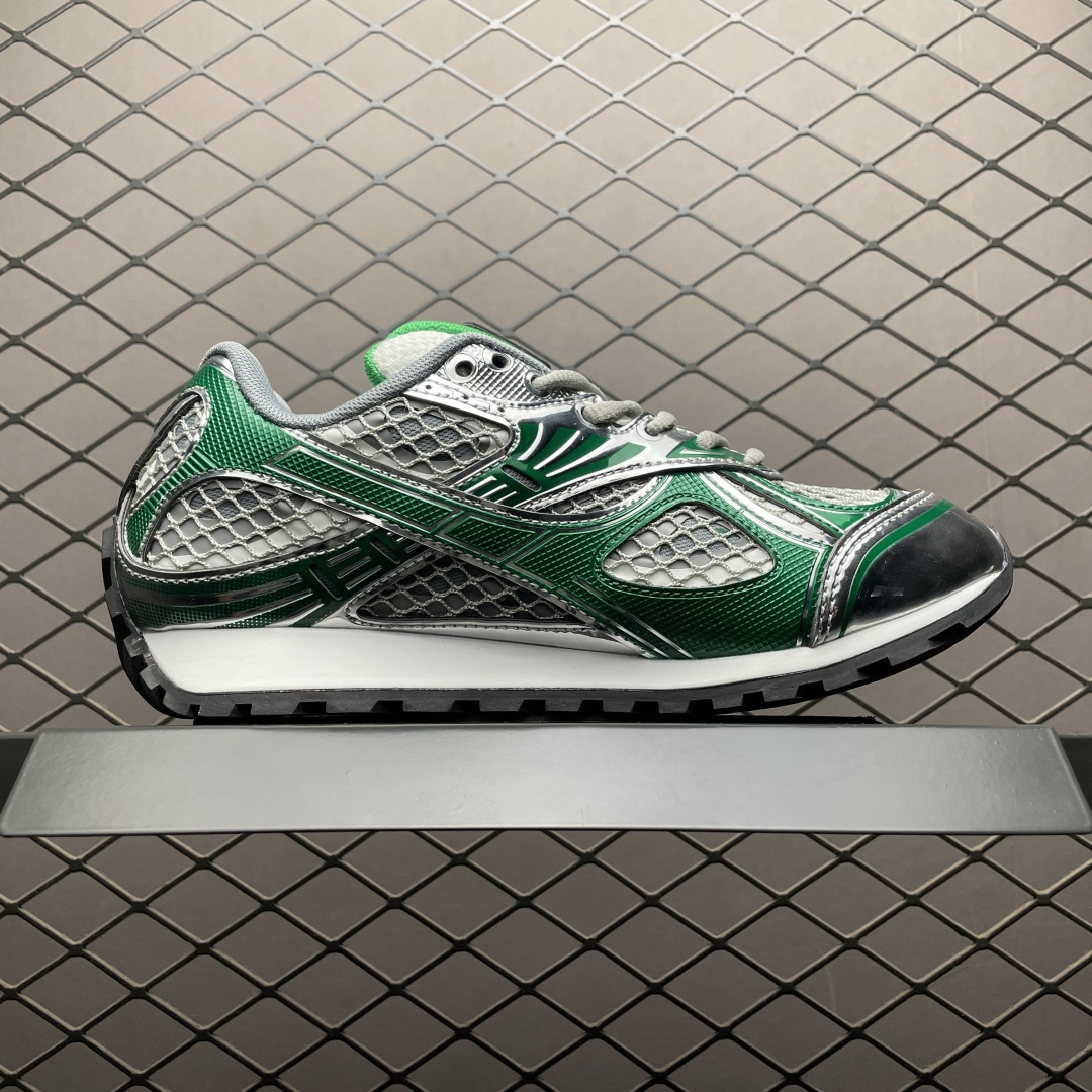 图片[3]-BOTTEGA VENETA BV 葆蝶家 王一博同款低帮休闲鞋 采用轻质科技网布面料 搭配几何图案设计橡胶外底 王炸系列 高版本 认准套包工艺 实际增高很多哦，还是一样显腿细非常nice 耐玩耐造 对标对版！套包鞋工艺 认准高版本 大底选用拼色TPU大底 ！配置原版包装 尺码：35 36 37 38 39 40 41 42 43 44 45-选品中心