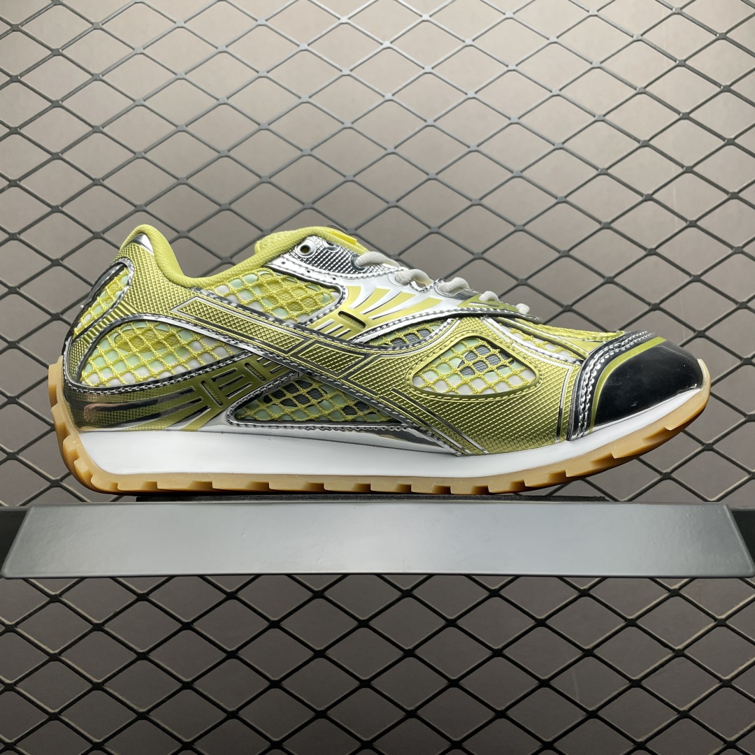 图片[3]-BOTTEGA VENETA BV 葆蝶家 王一博同款低帮休闲鞋 采用轻质科技网布面料 搭配几何图案设计橡胶外底 王炸系列 高版本 认准套包工艺 实际增高很多哦，还是一样显腿细非常nice 耐玩耐造 对标对版！套包鞋工艺 认准高版本 大底选用拼色TPU大底 ！配置原版包装 尺码：35 36 37 38 39 40 41 42 43 44 45-选品中心