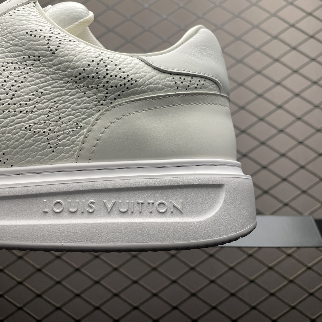 图片[4]-Louis Vuitton LV 路易威登 Beverly Hills 低帮休闲板鞋 海淘代购同渠道品质 高端零售 外贸充正专供 原版购入开发 ZP级全套包装 完美楦型 正确卡色 大底TPU 质感媲美原版 细节与原版一致 请注意区分市面通货材 尺码：38 39 40 41 42 43 44 45 46-选品中心