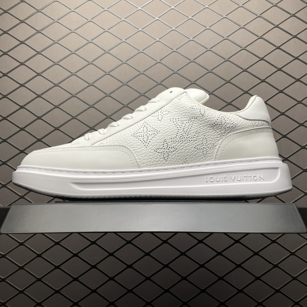 Louis Vuitton LV 路易威登 Beverly Hills 低帮休闲板鞋 海淘代购同渠道品质 高端零售 外贸充正专供 原版购入开发 ZP级全套包装 完美楦型 正确卡色 大底TPU 质感媲美原版 细节与原版一致 请注意区分市面通货材 尺码：38 39 40 41 42 43 44 45 46-选品中心