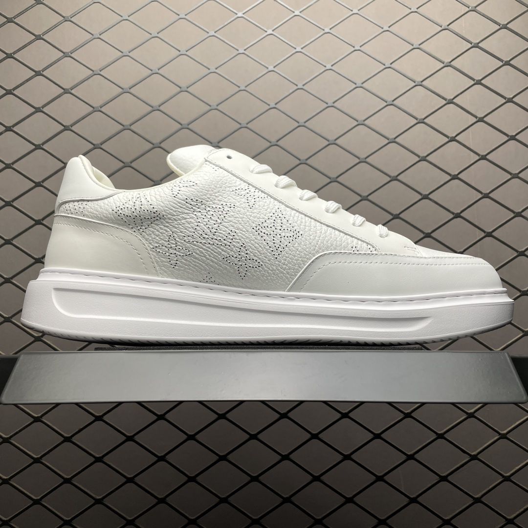 图片[3]-Louis Vuitton LV 路易威登 Beverly Hills 低帮休闲板鞋 海淘代购同渠道品质 高端零售 外贸充正专供 原版购入开发 ZP级全套包装 完美楦型 正确卡色 大底TPU 质感媲美原版 细节与原版一致 请注意区分市面通货材 尺码：38 39 40 41 42 43 44 45 46-选品中心