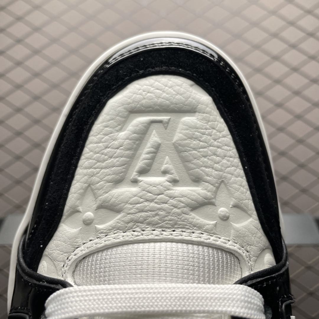 图片[7]-Louis Vuitton 路易威登 LV Trainer 低帮休闲板鞋 海淘代购同渠道品质 高端零售 外贸充正专供 原版购入开发 ZP级全套包装 完美楦型 正确卡色 大底TPU 质感媲美原版 细节与原版一致 请注意区分市面通货材 尺码：38 39 40 41 42 43 44 45 46-选品中心