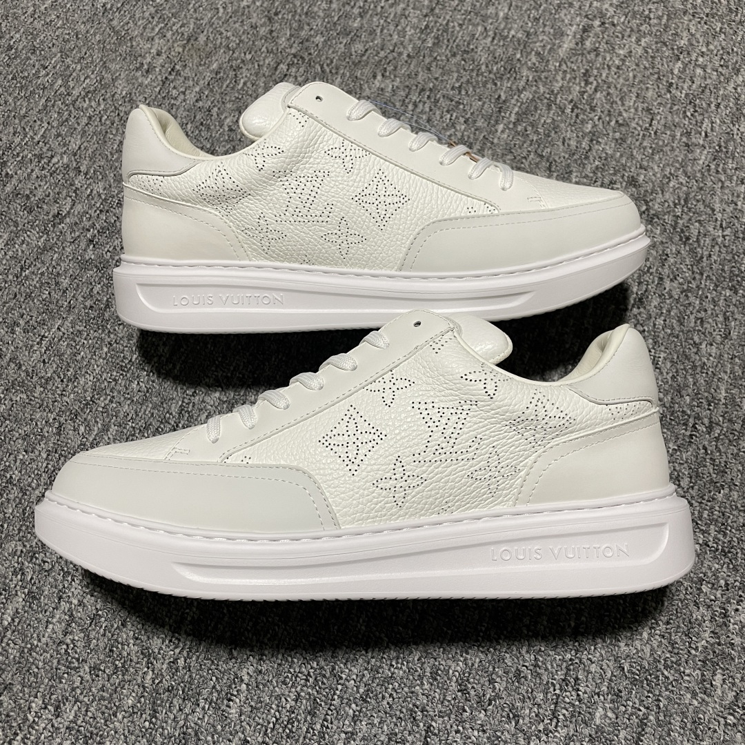 图片[5]-Louis Vuitton LV 路易威登 Beverly Hills 低帮休闲板鞋 海淘代购同渠道品质 高端零售 外贸充正专供 原版购入开发 ZP级全套包装 完美楦型 正确卡色 大底TPU 质感媲美原版 细节与原版一致 请注意区分市面通货材 尺码：38 39 40 41 42 43 44 45 46-选品中心