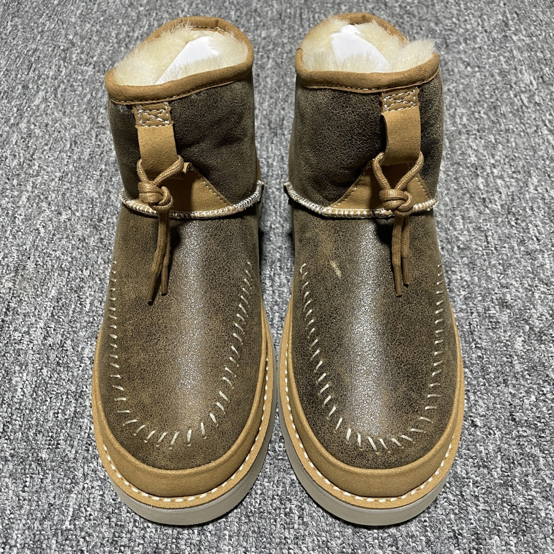 平台外贸专供 UGG Tasman 冬季男士雪地鞋 1144017 十年品牌制鞋代工厂生产线出品 注重每一处细节 隆丰A级真羊皮毛一体 完全遵循ZP工艺流程打造 尺码：39 40 41 42 43 44 45-选品中心