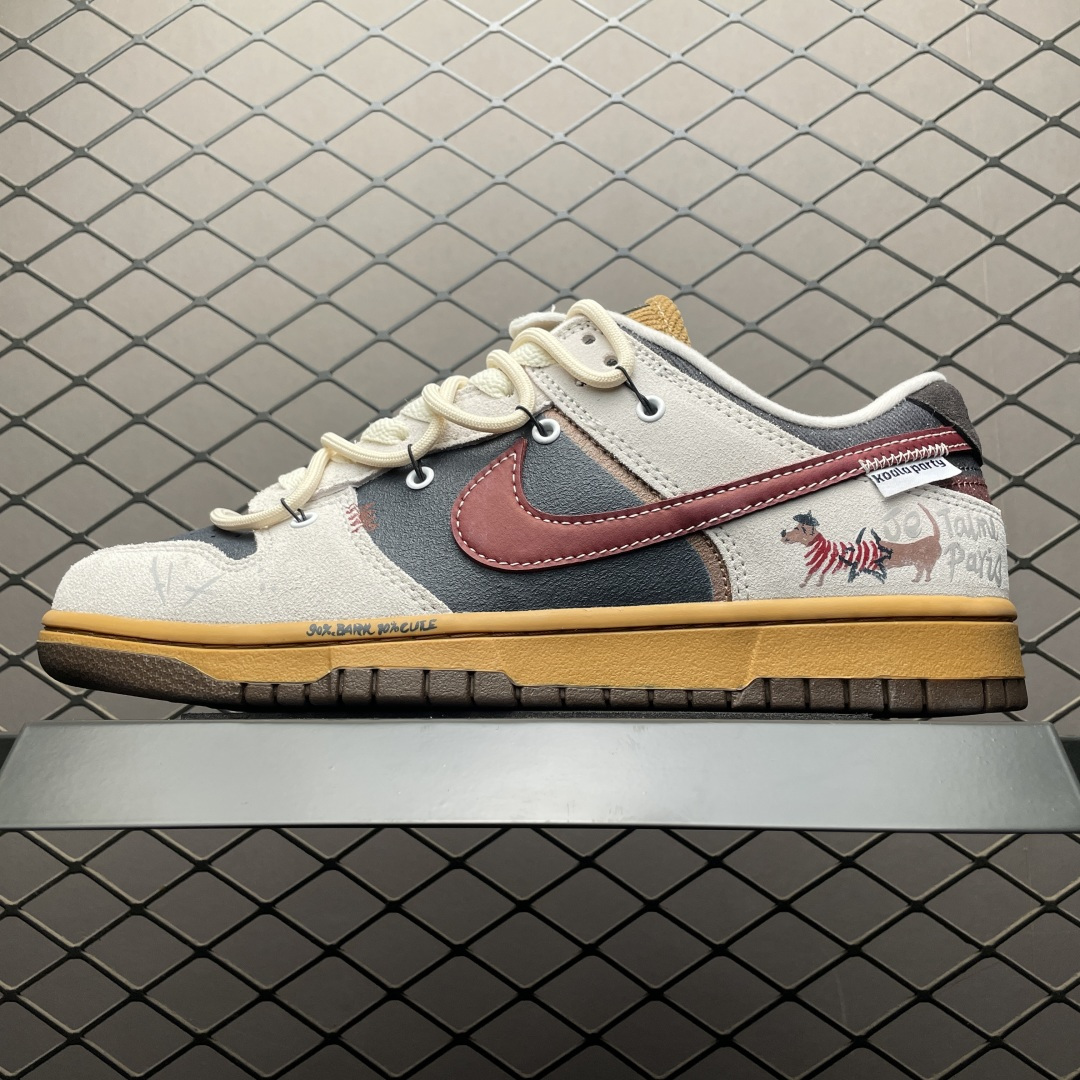 NK Dunk Low 客制款 低帮休闲板鞋 HQ3459-212 尺码：40 40.5 41 42 42.5 43 44 44.5 45 46-选品中心