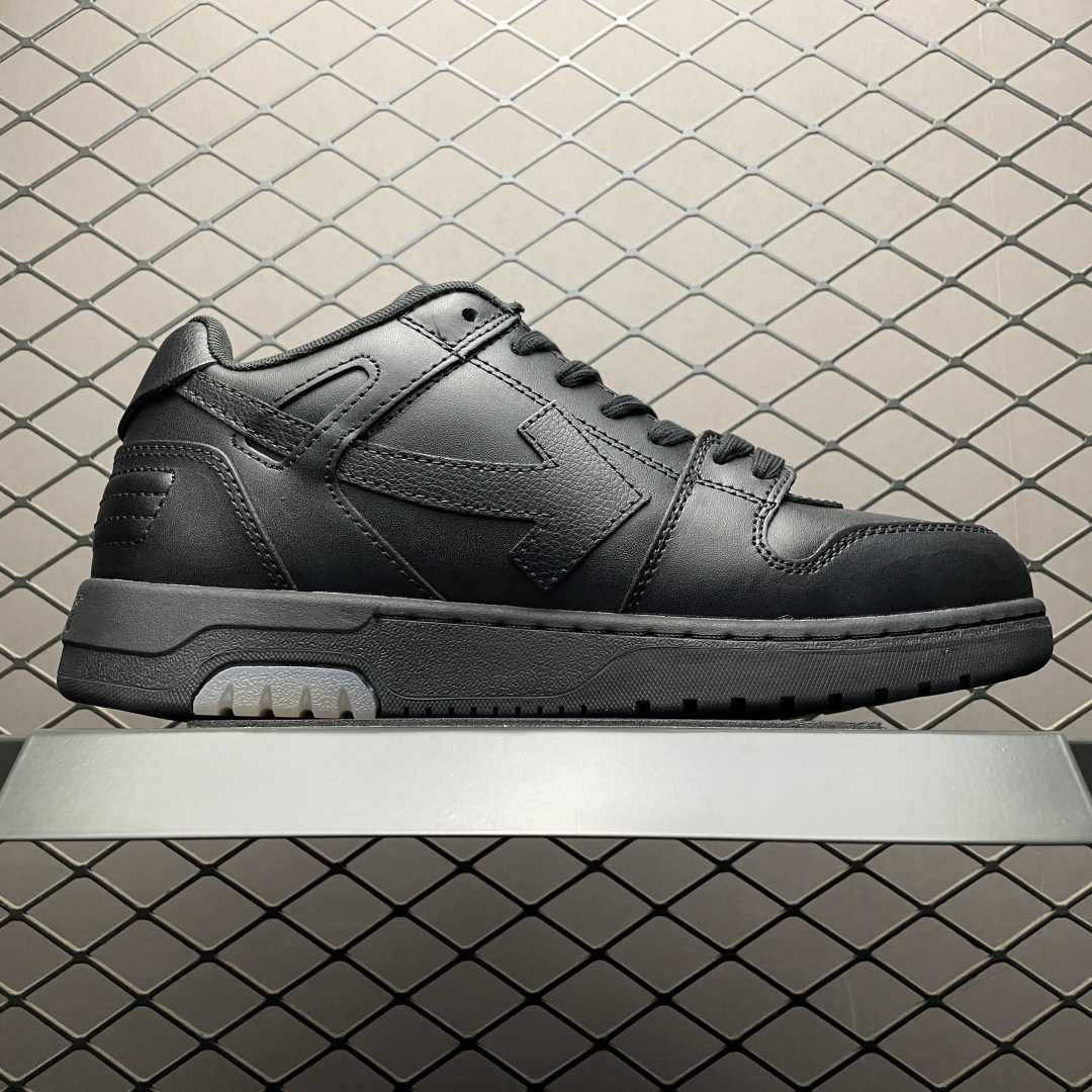 图片[3]-Off-White Out of Office 低帮复古休闲鞋 该款运动鞋单品有皮质制成饰有品牌标志性 Zip Tie束线带吊牌牌，侧面饰有Arrows图案，展现出品牌对街头风格的偏爱 尺码：36 37 38 39 40 41 42 43 44 45 46 47-选品中心
