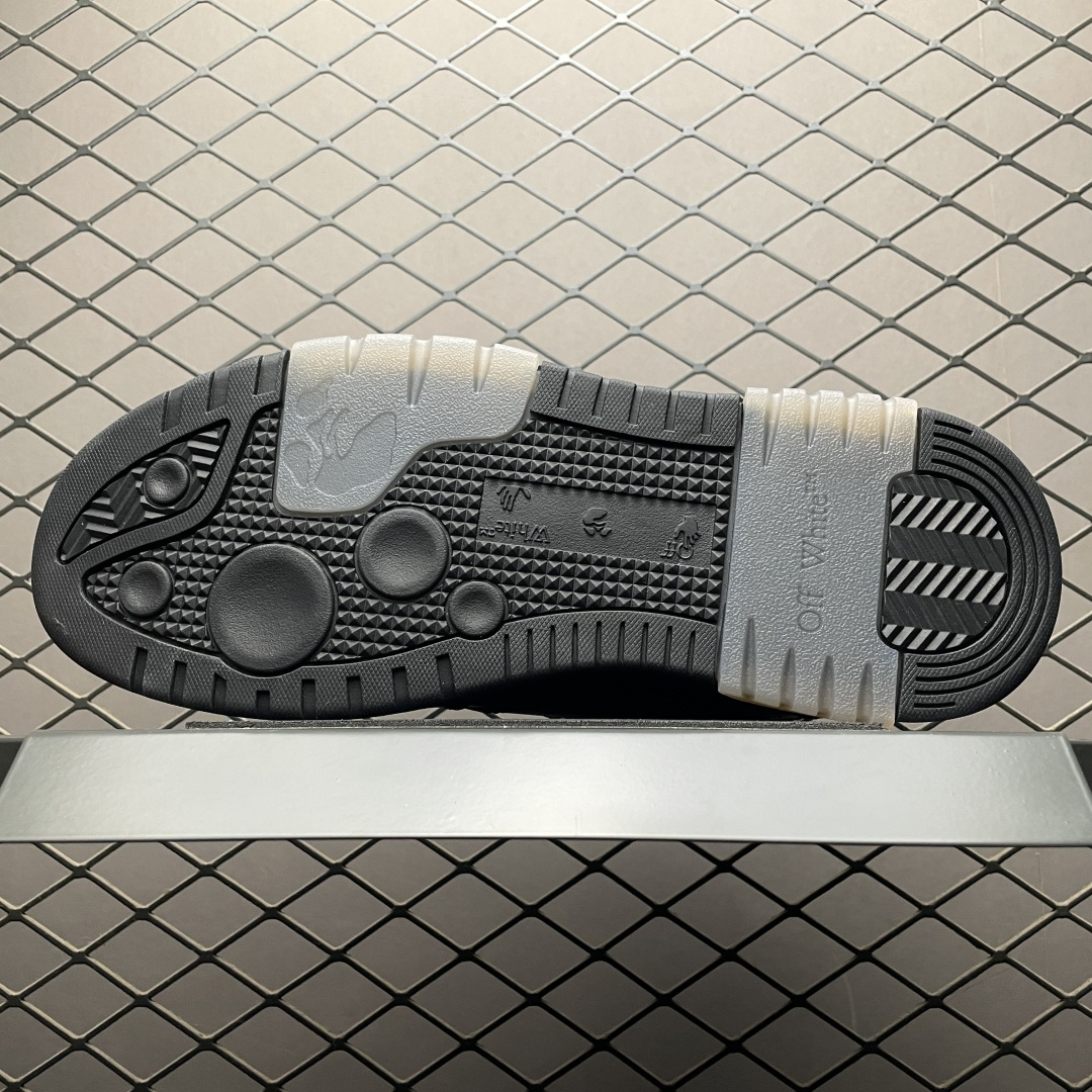 图片[5]-Off-White Out of Office 低帮复古休闲鞋 该款运动鞋单品有皮质制成饰有品牌标志性 Zip Tie束线带吊牌牌，侧面饰有Arrows图案，展现出品牌对街头风格的偏爱 尺码：36 37 38 39 40 41 42 43 44 45 46 47-选品中心