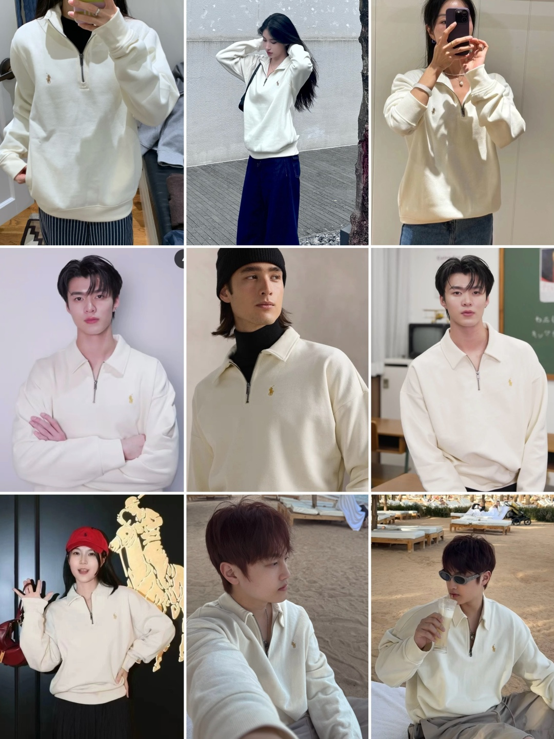 图片[7]-S# Ralph Lauren 拉夫劳伦 小马标 半拉链POLO卫衣 真正原版购回开发打版 高端零售专供 品质保证 100%放心出街 尺码：S M L XL-选品中心