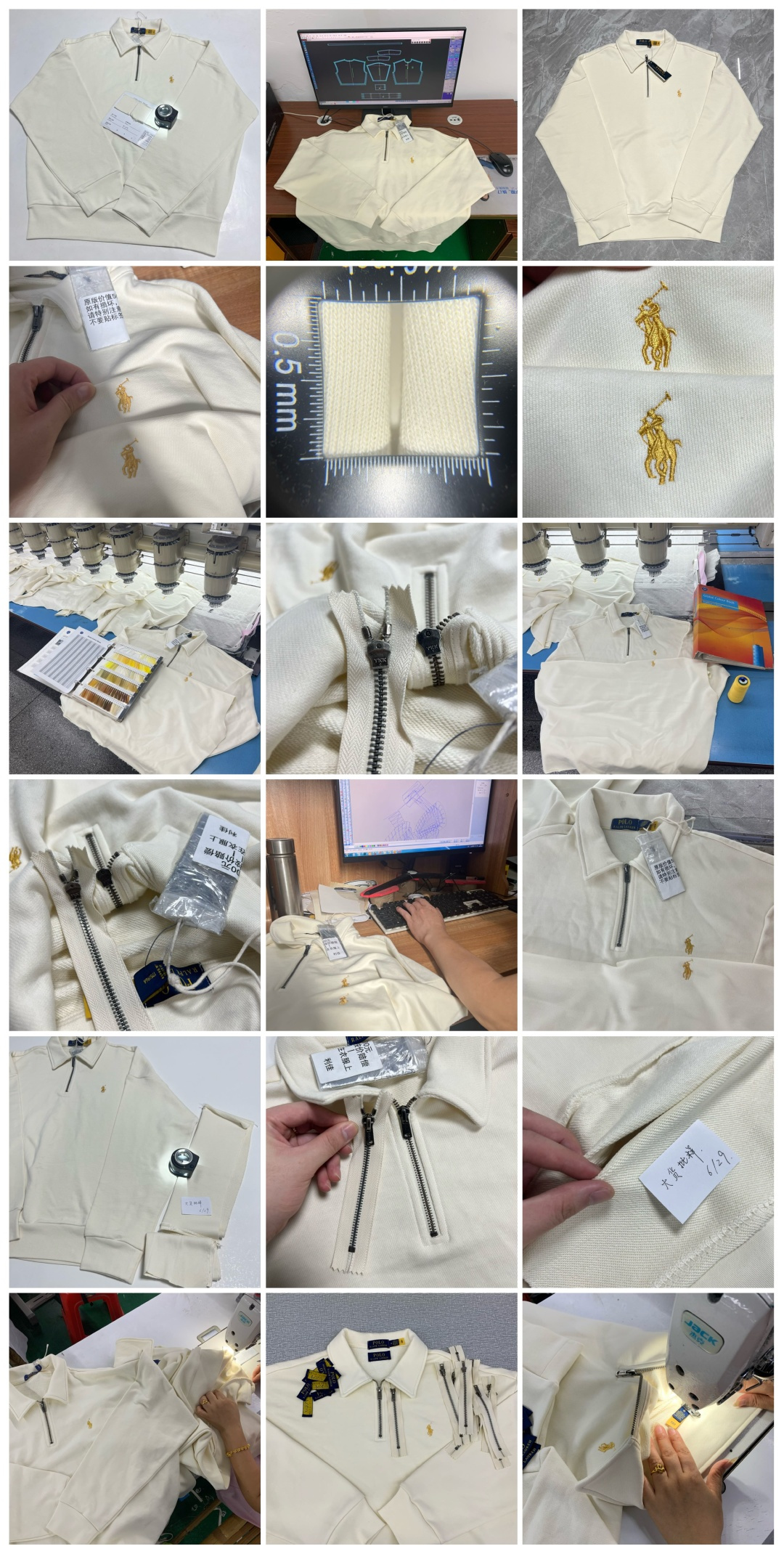 图片[9]-S# Ralph Lauren 拉夫劳伦 小马标 半拉链POLO卫衣 真正原版购回开发打版 高端零售专供 品质保证 100%放心出街 尺码：S M L XL-选品中心