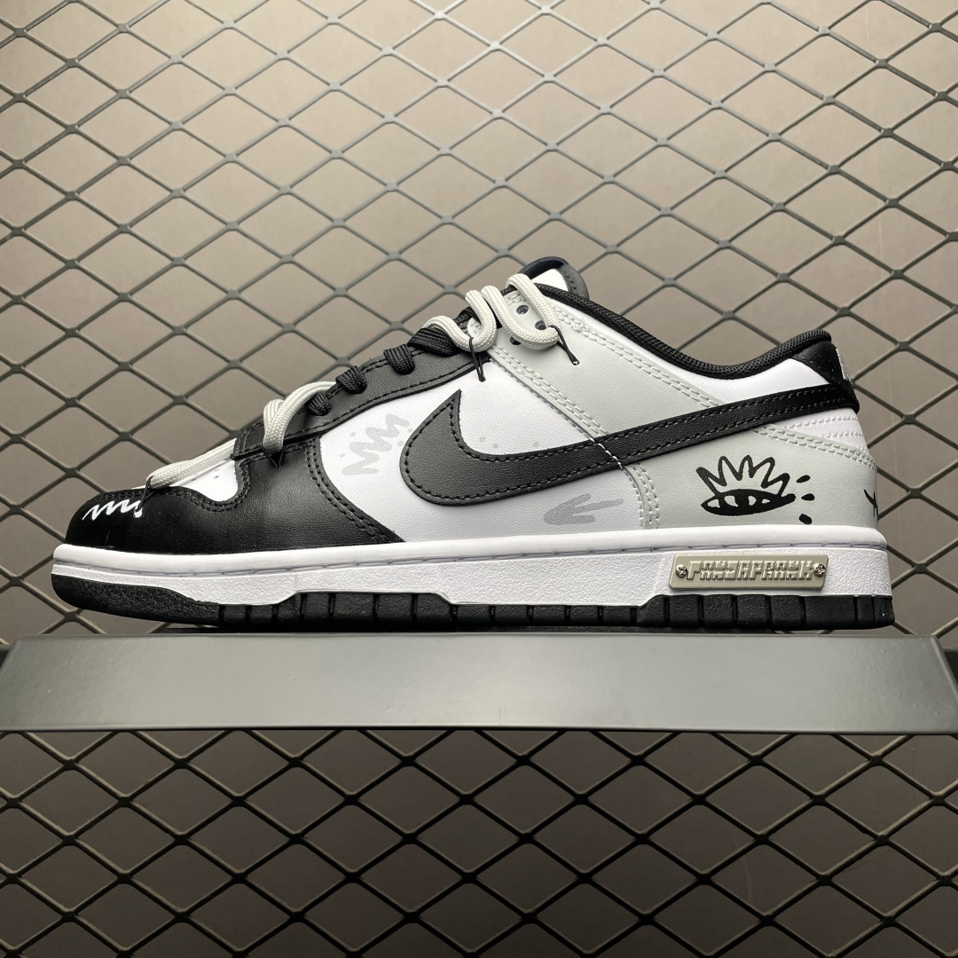 NK Dunk Low 客制款 低帮休闲板鞋 DD1391-100 尺码：40 40.5 41 42 42.5 43 44 44.5 45 46-选品中心