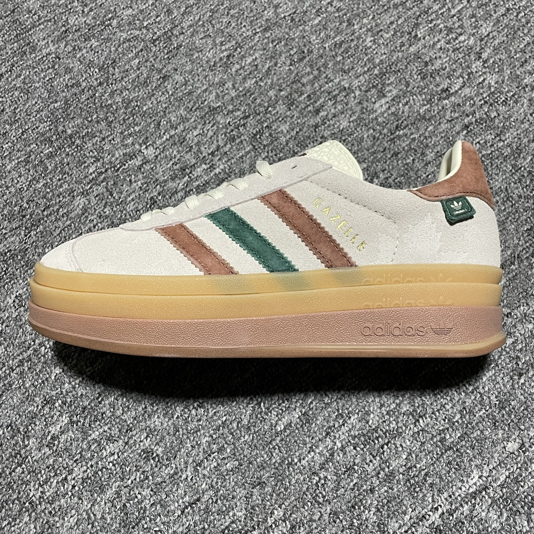 双11福利第4️⃣波纯原版AD阿迪 Gazelle 厚底休闲板鞋 顶级大厂出品 正确细节 完美品质 白菜