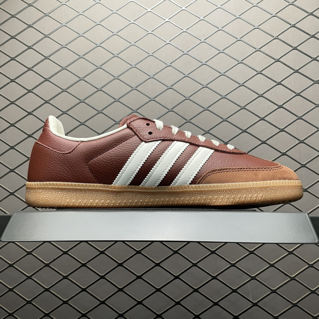 图片[3]-纯原 AD 阿迪 Samba OG 桑巴低帮休闲运动板鞋 JR0892 大厂出品 头层皮打造 区别市面二层超纤通货品质 尺码：36 36.5 37 38 38.5 39 40 40.5 41 42 42.5 43 44 44.5 45-选品中心