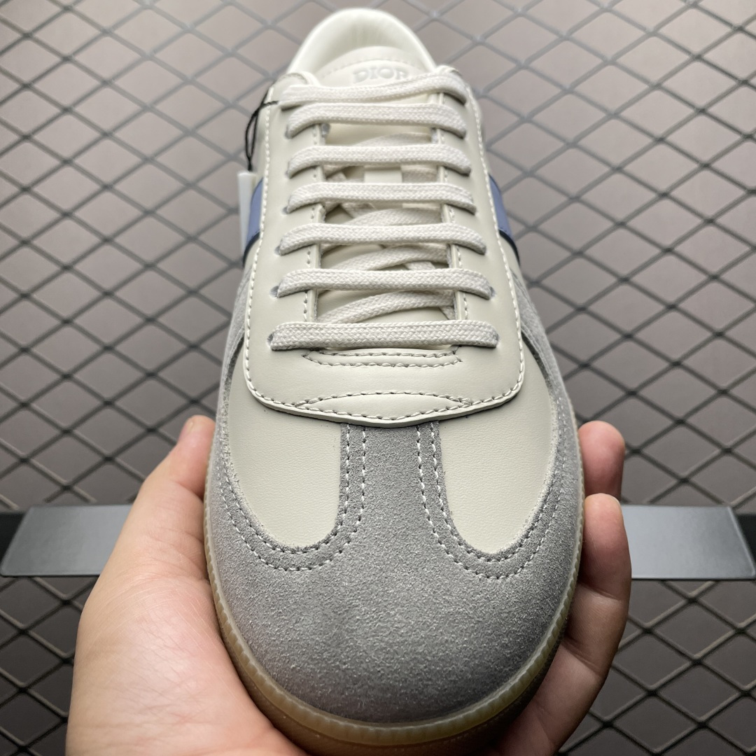 图片[9]-Dior 迪奥 B01 老钱风 低帮休闲板鞋 海淘代购同渠道品质 原版购入开发 私模大底 进口牛皮鞋面（内里胎牛皮）打造 高端零售 外贸充正专供 ZP级全套包装 完美楦型 正确卡色 质感媲美原版 细节与原版一致 请注意区分市面通货材 尺码：38 39 40 41 42 43 44 45 46-选品中心