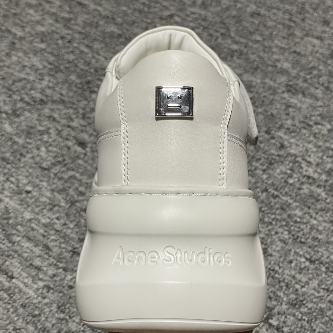 图片[9]-海淘专供版 Acne Studios 魔术贴 低帮休闲小白鞋 欧阳娜娜 赵露思 宋佳 杨超越 宋佳同款 高端零售 外贸充正专供 原版购入开发 正确奶香大底 正确全鞋身采用进口头层皮 请注意区分市面通货材 尺码：35 36 37 38 39 40-选品中心