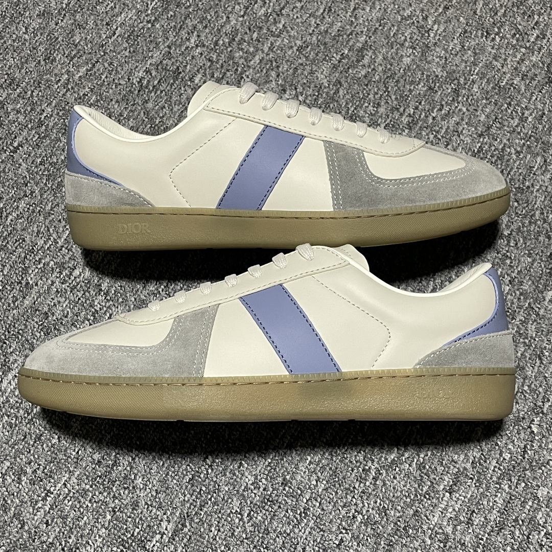 图片[2]-Dior 迪奥 B01 老钱风 低帮休闲板鞋 海淘代购同渠道品质 原版购入开发 私模大底 进口牛皮鞋面（内里胎牛皮）打造 高端零售 外贸充正专供 ZP级全套包装 完美楦型 正确卡色 质感媲美原版 细节与原版一致 请注意区分市面通货材 尺码：38 39 40 41 42 43 44 45 46-选品中心