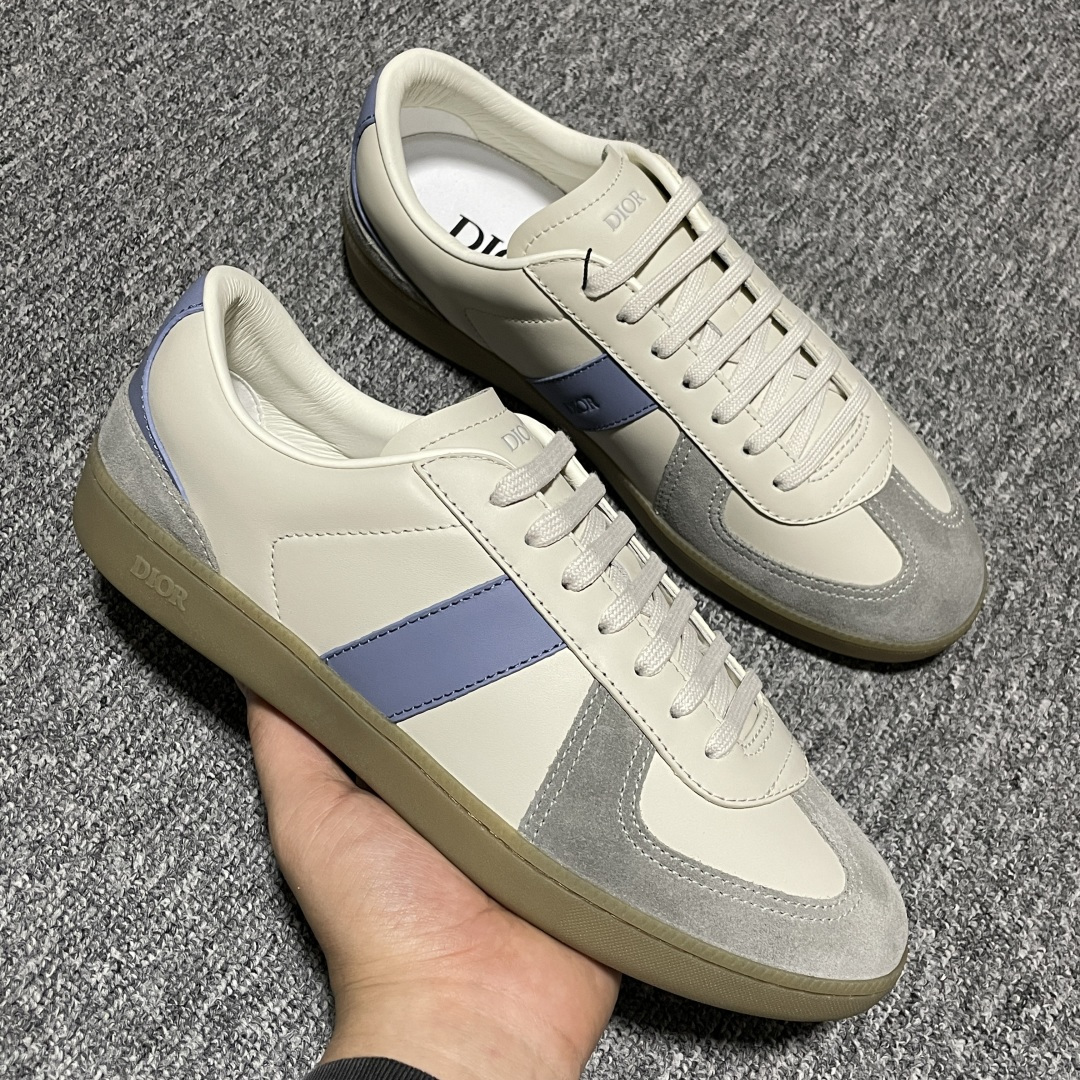图片[6]-Dior 迪奥 B01 老钱风 低帮休闲板鞋 海淘代购同渠道品质 原版购入开发 私模大底 进口牛皮鞋面（内里胎牛皮）打造 高端零售 外贸充正专供 ZP级全套包装 完美楦型 正确卡色 质感媲美原版 细节与原版一致 请注意区分市面通货材 尺码：38 39 40 41 42 43 44 45 46-选品中心