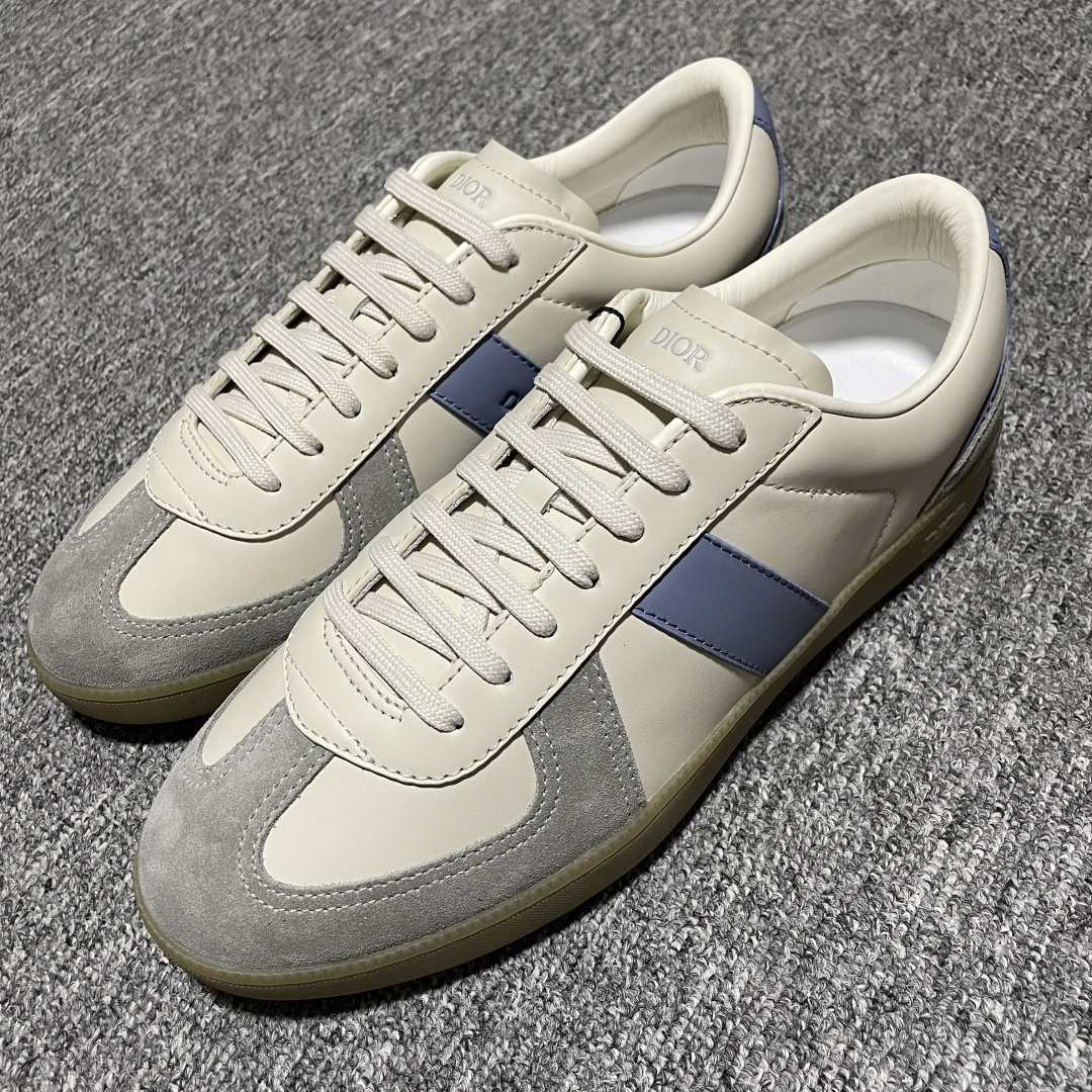 图片[4]-Dior 迪奥 B01 老钱风 低帮休闲板鞋 海淘代购同渠道品质 原版购入开发 私模大底 进口牛皮鞋面（内里胎牛皮）打造 高端零售 外贸充正专供 ZP级全套包装 完美楦型 正确卡色 质感媲美原版 细节与原版一致 请注意区分市面通货材 尺码：38 39 40 41 42 43 44 45 46-选品中心