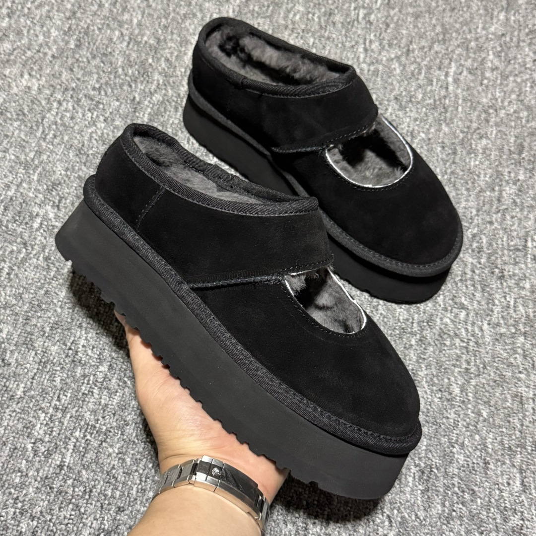 图片[6]-平台外贸专供 UGG Bea Mary Jane 玛丽珍 女子雪地靴 1167612 十年品牌制鞋代工厂生产线出品 注重每一处细节 隆丰A级真羊皮毛一体 完全遵循ZP工艺流程打造 尺码：35 36 37 38 39 40-选品中心