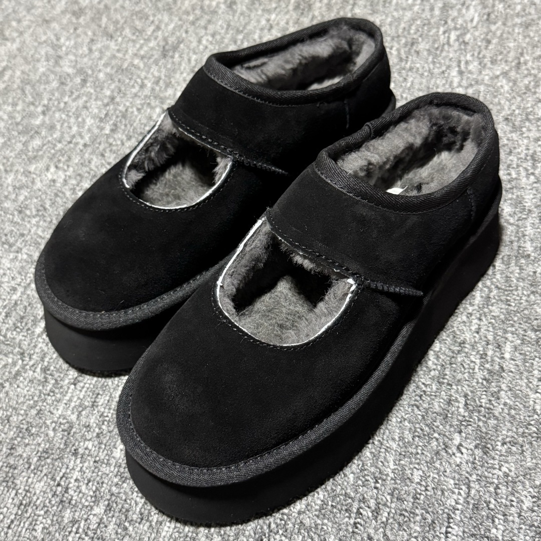 图片[4]-平台外贸专供 UGG Bea Mary Jane 玛丽珍 女子雪地靴 1167612 十年品牌制鞋代工厂生产线出品 注重每一处细节 隆丰A级真羊皮毛一体 完全遵循ZP工艺流程打造 尺码：35 36 37 38 39 40-选品中心