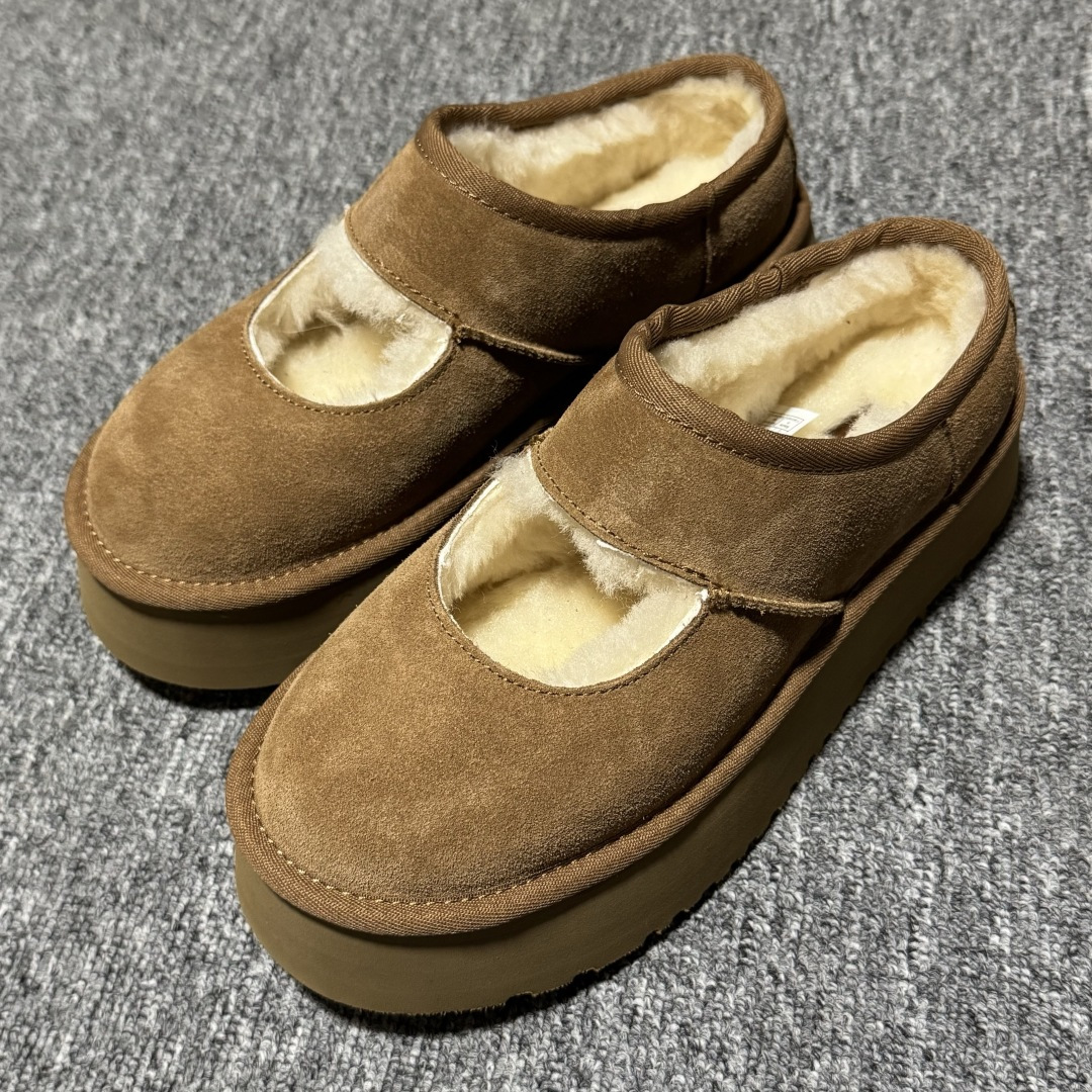 图片[4]-平台外贸专供 UGG Bea Mary Jane 玛丽珍 女子雪地靴 1167612 十年品牌制鞋代工厂生产线出品 注重每一处细节 隆丰A级真羊皮毛一体 完全遵循ZP工艺流程打造 尺码：35 36 37 38 39 40-选品中心