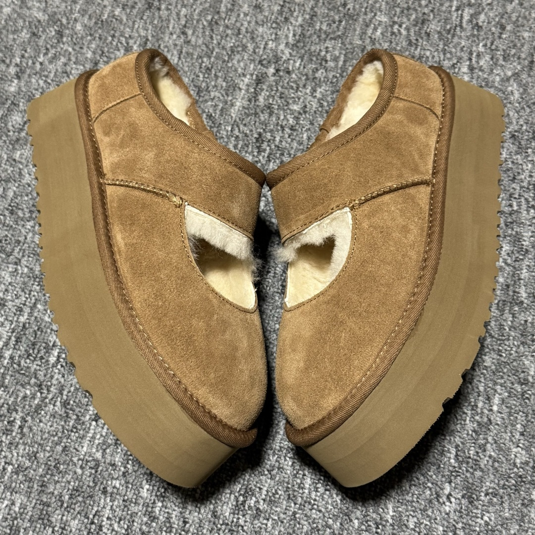 图片[5]-平台外贸专供 UGG Bea Mary Jane 玛丽珍 女子雪地靴 1167612 十年品牌制鞋代工厂生产线出品 注重每一处细节 隆丰A级真羊皮毛一体 完全遵循ZP工艺流程打造 尺码：35 36 37 38 39 40-选品中心